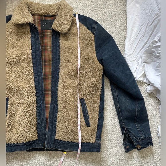 Denim and Sherpa Jacket / Zara Man - Picture 3 of 8